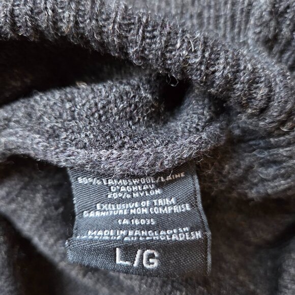 Beautiful Emanuel Ungaro Dark Gray Sweater 80% Lambswool - Picture 6 of 6